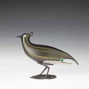 TONI ZUCCHERI - Venini, Murano 1991 Pavoncella