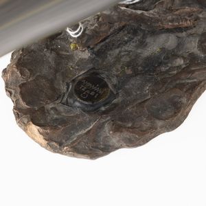 TONI ZUCCHERI : Venini, Murano 1991 Pavoncella  - Asta Vetri di Murano del '900 - Associazione Nazionale - Case d'Asta italiane