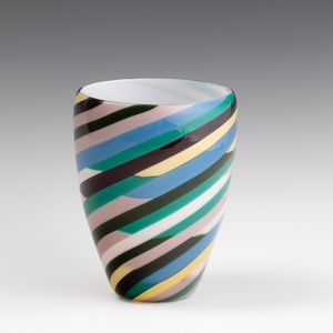 Laura Diaz de Santillana : Venini, Murano 1990  - Asta Vetri di Murano del '900 - Associazione Nazionale - Case d'Asta italiane