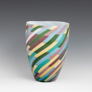 Laura Diaz de Santillana : Venini, Murano 1981  - Asta Vetri di Murano del '900 - Associazione Nazionale - Case d'Asta italiane