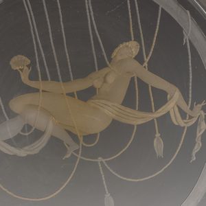 SALIR, Murano 1980 ca<BR>da un disegno di Gio Ponti Domitilla  - Asta Vetri di Murano del '900 - Associazione Nazionale - Case d'Asta italiane