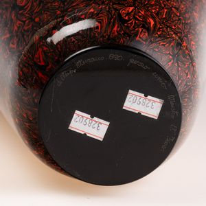 Vittorio Ferro : Vetreria de Majo, Murano 1990  - Asta Vetri di Murano del '900 - Associazione Nazionale - Case d'Asta italiane