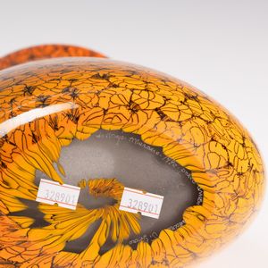Vittorio Ferro : Vetreria de Majo, Murano 1990  - Asta Vetri di Murano del '900 - Associazione Nazionale - Case d'Asta italiane