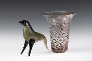 TONI ZUCCHERI : Barovier & Toso, Murano 1985  - Asta Vetri di Murano del '900 - Associazione Nazionale - Case d'Asta italiane