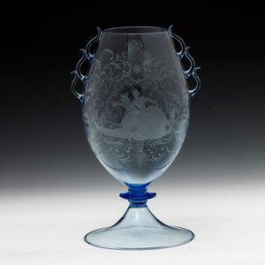 GUIDO BALSAMO STELLA : SALIR, Murano 1930 ca  - Asta Vetri di Murano del '900 - Associazione Nazionale - Case d'Asta italiane