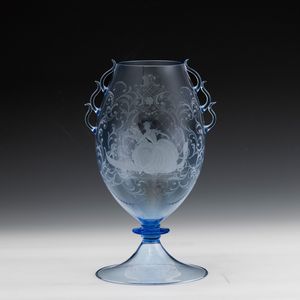 GUIDO BALSAMO STELLA : SALIR, Murano 1930 ca  - Asta Vetri di Murano del '900 - Associazione Nazionale - Case d'Asta italiane