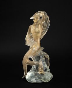 FLAVIO POLI - Seguso Vetri dArte, Murano 1940 ca