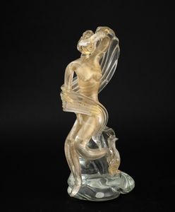 FLAVIO POLI : Seguso Vetri dArte, Murano 1940 ca  - Asta Vetri di Murano del '900 - Associazione Nazionale - Case d'Asta italiane