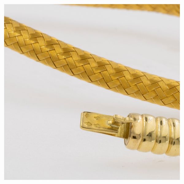 Collana a serpente in oro giallo 18kt  - Asta Gioielli e Orologi - Associazione Nazionale - Case d'Asta italiane