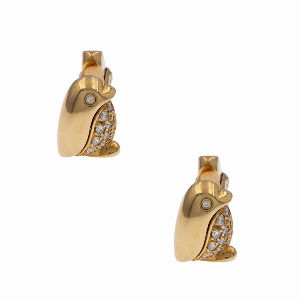 Bulgari gemelli Pinguini  - Asta Gioielli e Orologi - Associazione Nazionale - Case d'Asta italiane