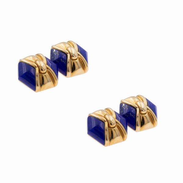 Bulgari gemelli esagonali  - Asta Gioielli e Orologi - Associazione Nazionale - Case d'Asta italiane