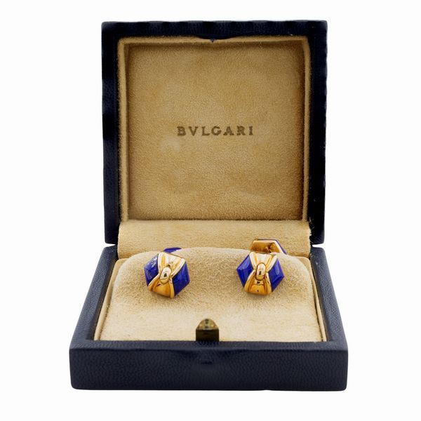 Bulgari gemelli esagonali  - Asta Gioielli e Orologi - Associazione Nazionale - Case d'Asta italiane