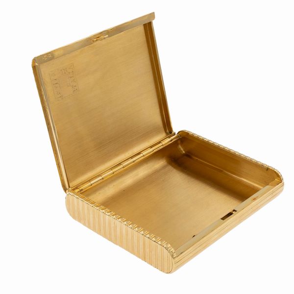Scatola in oro giallo 18kt  - Asta Gioielli e Orologi - Associazione Nazionale - Case d'Asta italiane