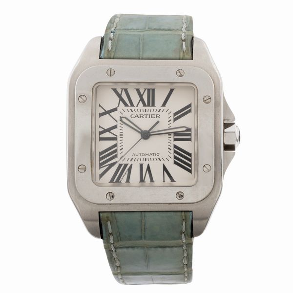 Cartier Santos 100 XL orologio da polso  - Asta Gioielli e Orologi - Associazione Nazionale - Case d'Asta italiane