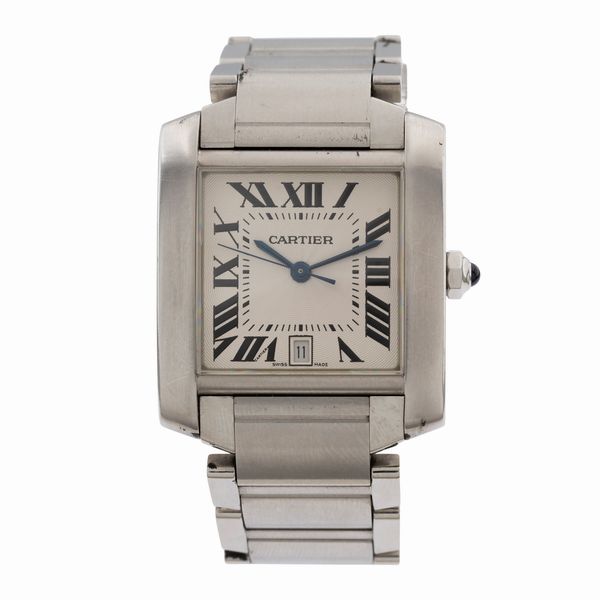 Cartier Tank Francaise orologio da polso  - Asta Gioielli e Orologi - Associazione Nazionale - Case d'Asta italiane