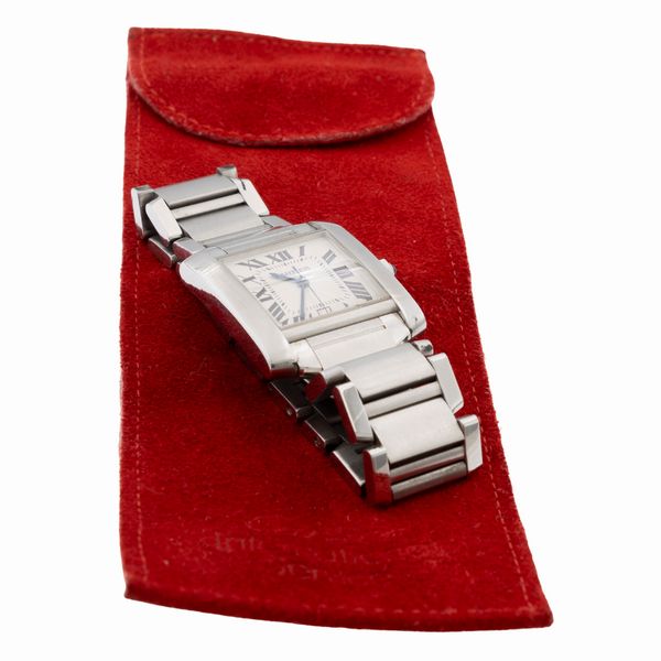 Cartier Tank Francaise orologio da polso  - Asta Gioielli e Orologi - Associazione Nazionale - Case d'Asta italiane