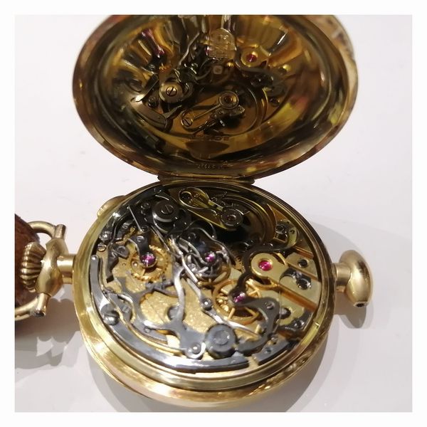 Hausmann orologio cronografo rattrappante oversize  - Asta Gioielli e Orologi - Associazione Nazionale - Case d'Asta italiane