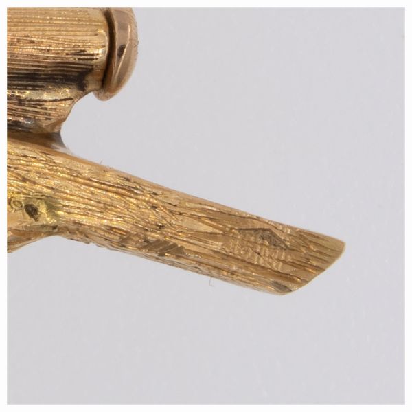 Mario Buccellati spilla foglia  - Asta Gioielli e Orologi - Associazione Nazionale - Case d'Asta italiane