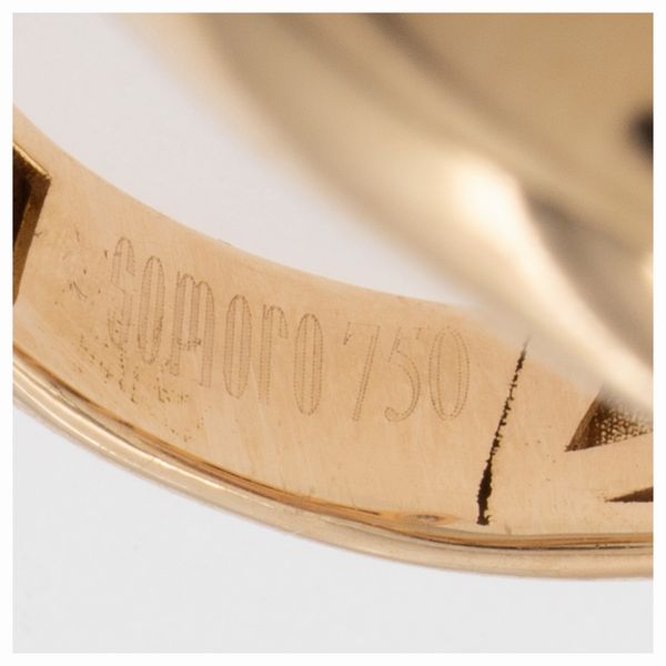 Anello serpente in oro rosa 18kt rubini e diamanti  - Asta Gioielli e Orologi - Associazione Nazionale - Case d'Asta italiane