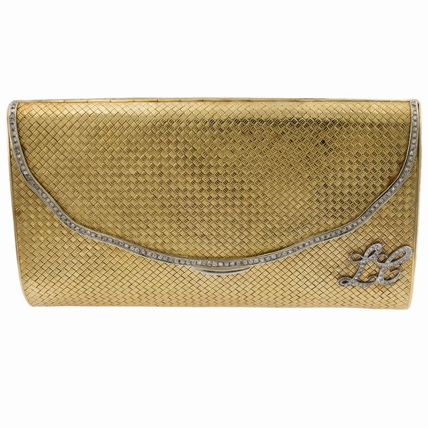 Pochette da sera in oro giallo 18kt  - Asta Gioielli e Orologi - Associazione Nazionale - Case d'Asta italiane