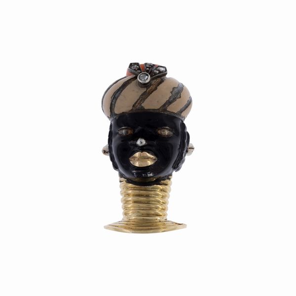 Cartier Paris, spilla moretto  - Asta Gioielli e Orologi - Associazione Nazionale - Case d'Asta italiane