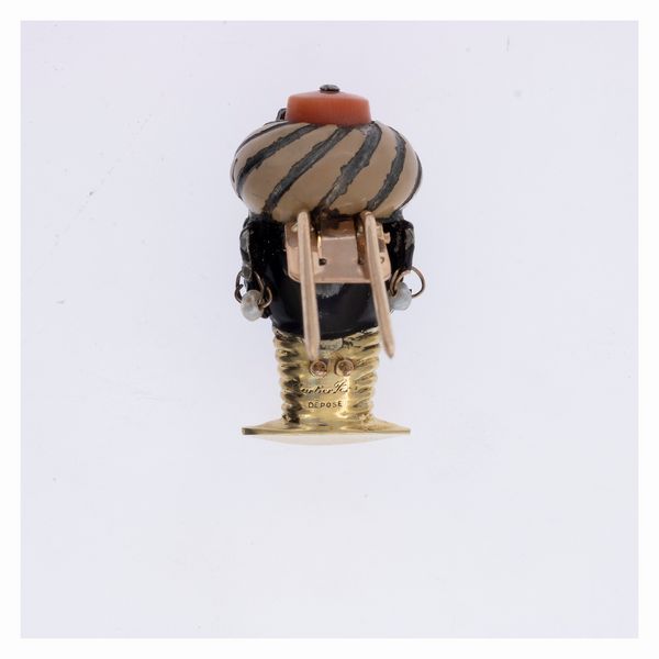 Cartier Paris, spilla moretto  - Asta Gioielli e Orologi - Associazione Nazionale - Case d'Asta italiane