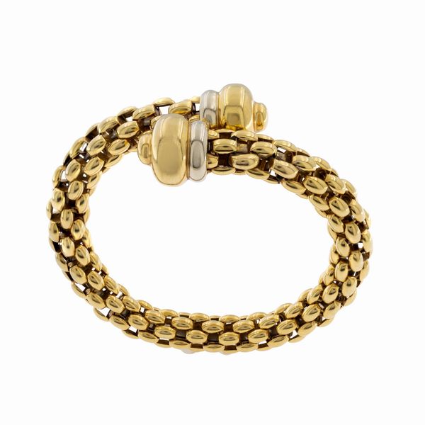 Bracciale contrari in oro giallo 18kt  - Asta Gioielli e Orologi - Associazione Nazionale - Case d'Asta italiane