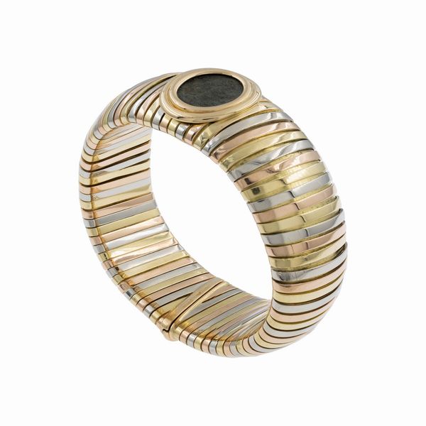 Bulgari bracciale tubogas collezione Monete  - Asta Gioielli e Orologi - Associazione Nazionale - Case d'Asta italiane