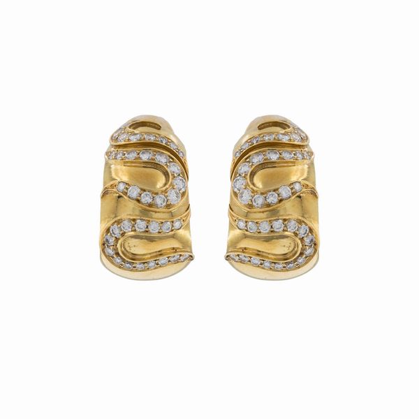 Bulgari orecchini a lobo Vintage Collection  - Asta Gioielli e Orologi - Associazione Nazionale - Case d'Asta italiane