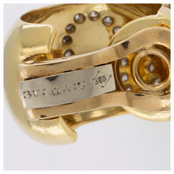 Bulgari orecchini a lobo Vintage Collection  - Asta Gioielli e Orologi - Associazione Nazionale - Case d'Asta italiane