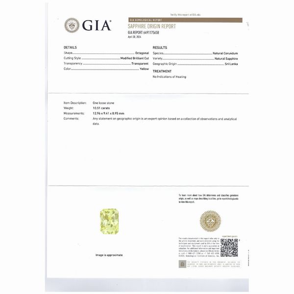 Bulgari anello in platino con zaffiro giallo naturale Sri Lanka  - Asta Gioielli e Orologi - Associazione Nazionale - Case d'Asta italiane