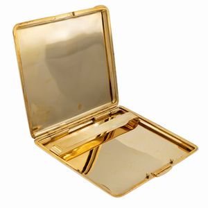 Trousse portasigarette in oro giallo 18kt  - Asta Gioielli e Orologi - Associazione Nazionale - Case d'Asta italiane