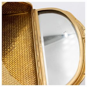 Pochette da sera in oro giallo 18kt  - Asta Gioielli e Orologi - Associazione Nazionale - Case d'Asta italiane