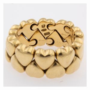 Cartier parure collezione Double Coeurs  - Asta Gioielli e Orologi - Associazione Nazionale - Case d'Asta italiane