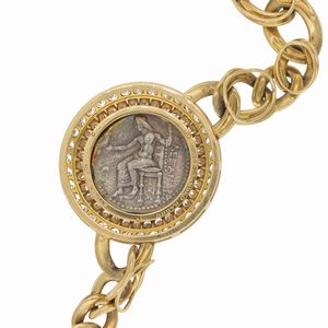 Bulgari collana collezione Monete  - Asta Gioielli e Orologi - Associazione Nazionale - Case d'Asta italiane
