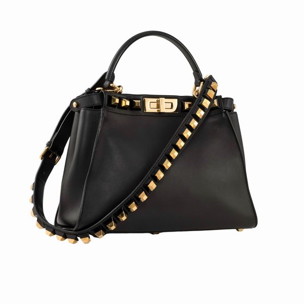 Fendi Peekaboo borsa a spalla vintage  - Asta Bijoux e Fashion Vintage Web Only - Associazione Nazionale - Case d'Asta italiane