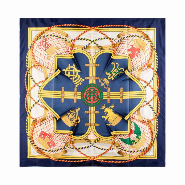 Hermes foulard vintage collezione Grande Tenue  - Asta Bijoux e Fashion Vintage Web Only - Associazione Nazionale - Case d'Asta italiane