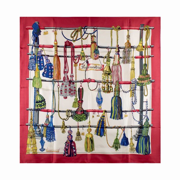 Hermes foulard vintage collezione Passementerie  - Asta Bijoux e Fashion Vintage Web Only - Associazione Nazionale - Case d'Asta italiane