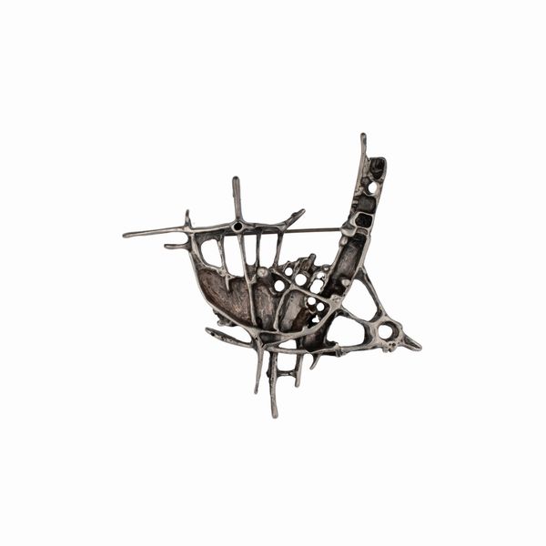 Juhls spilla bijou vintage serie Tundra  - Asta Bijoux e Fashion Vintage Web Only - Associazione Nazionale - Case d'Asta italiane