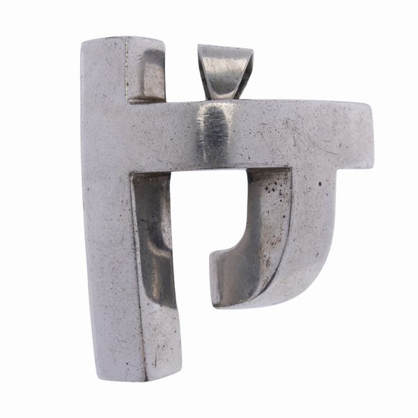 Spilla pendente vintage in argento  - Asta Bijoux e Fashion Vintage Web Only - Associazione Nazionale - Case d'Asta italiane