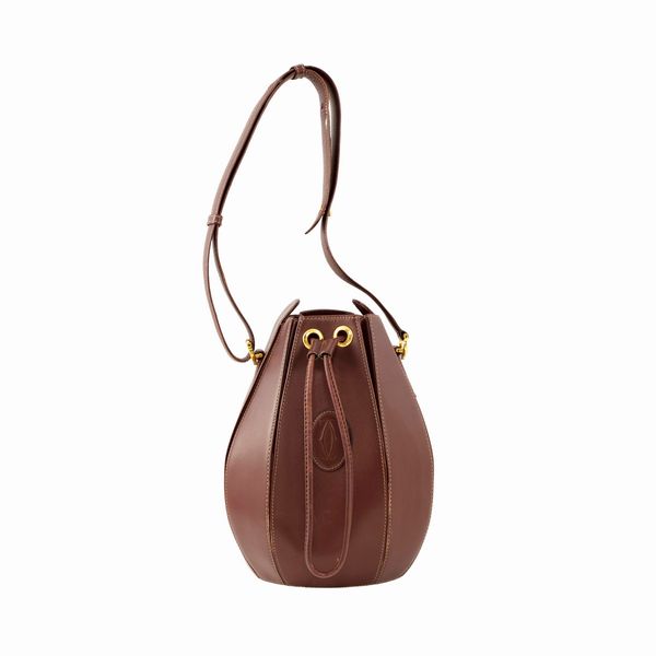 Cartier borsa secchiello vintage Must de Cartier  - Asta Bijoux e Fashion Vintage Web Only - Associazione Nazionale - Case d'Asta italiane