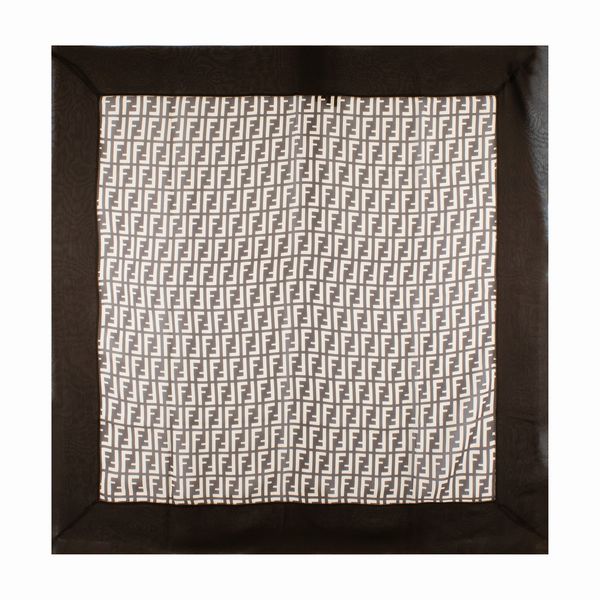 Fendi Zucca FF foulard vintage  - Asta Bijoux e Fashion Vintage Web Only - Associazione Nazionale - Case d'Asta italiane