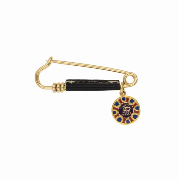 Balenciaga spilla da balia bijou vintage  - Asta Bijoux e Fashion Vintage Web Only - Associazione Nazionale - Case d'Asta italiane