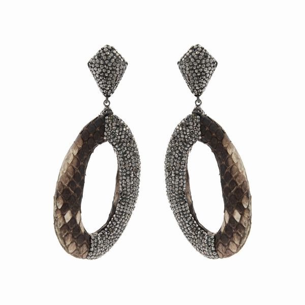 Orecchini pendenti bijou vintage  - Asta Bijoux e Fashion Vintage Web Only - Associazione Nazionale - Case d'Asta italiane