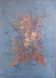 SPAZZAPAN LUIGI Gradisca d'Isonzo (GO) 1889 - 1958 Torino - Mazzo di fiori di campo 1935 ca