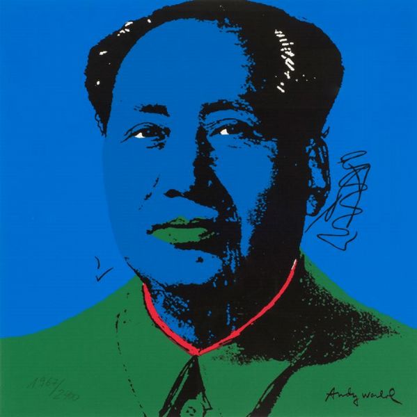 WARHOL ANDY USA 1927 - 1987 : Mao  - Asta Asta 149 Dipinti sculture e grafica - Associazione Nazionale - Case d'Asta italiane
