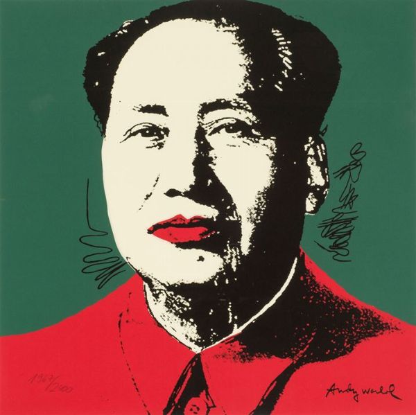 WARHOL ANDY USA 1927 - 1987 : Mao  - Asta Asta 149 Dipinti sculture e grafica - Associazione Nazionale - Case d'Asta italiane