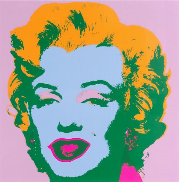 WARHOL ANDY USA 1927 - 1987 : Marilyn Monroe 11.28  - Asta Asta 149 Dipinti sculture e grafica - Associazione Nazionale - Case d'Asta italiane