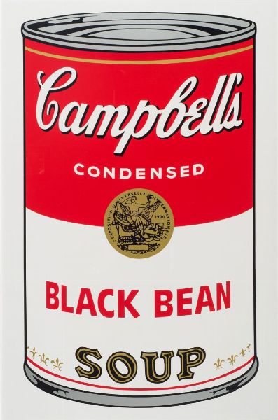 WARHOL ANDY USA 1927 - 1987 : Campbell's Soup Black Bean  - Asta Asta 149 Dipinti sculture e grafica - Associazione Nazionale - Case d'Asta italiane