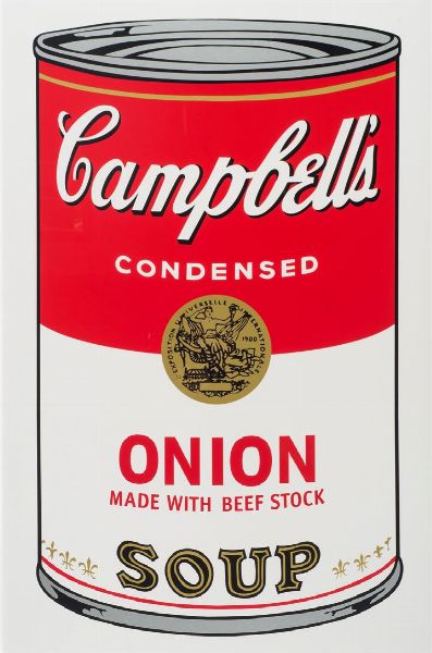 WARHOL ANDY USA 1927 - 1987 : Campbell's Soup Onion  - Asta Asta 149 Dipinti sculture e grafica - Associazione Nazionale - Case d'Asta italiane